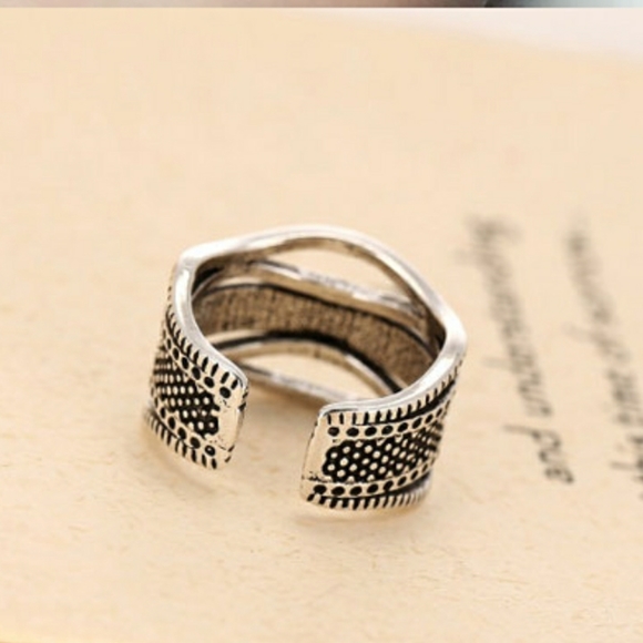NEW Trendy Unisex | 925 Silver Multi Strand Ring - Picture 9 of 11
